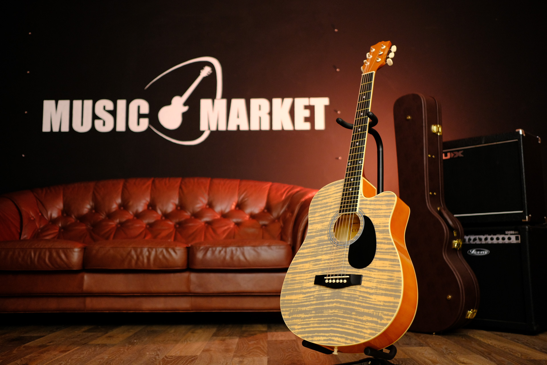 Акустическая гитара Colombo LF - 3800 CT / SB