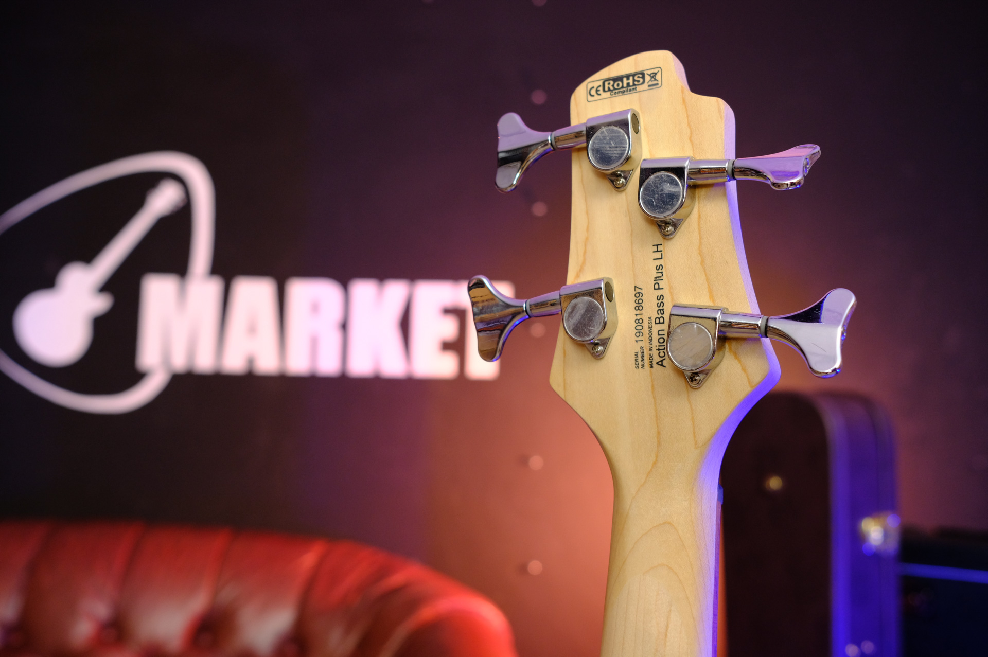 Бас-гитара Cort Action Series Action-Bass-Plus-LH-BK