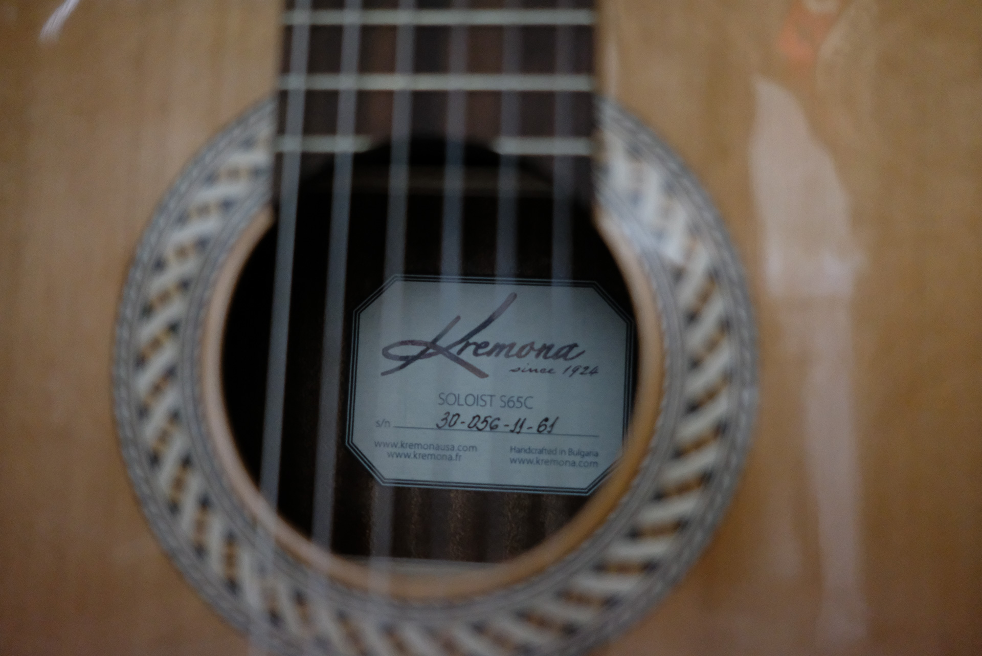 Классическая гитара Kremona Sofia Soloist Series S65C