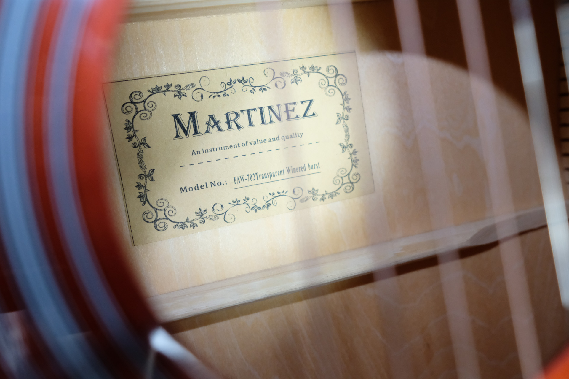 Акустическая гитара Martinez FAW - 702 / TWB