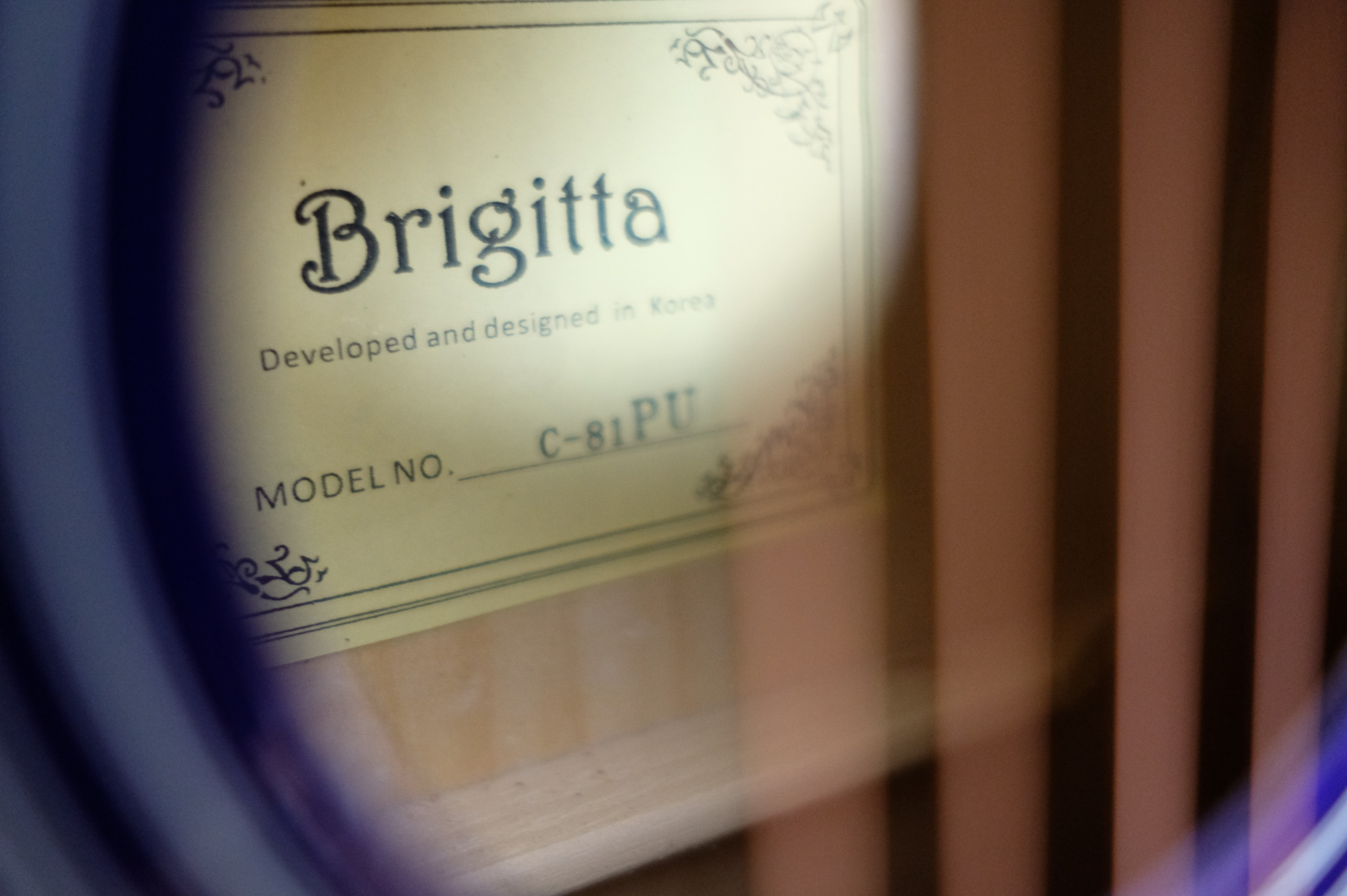 Акустическая Гитара Студенческая BRIGITTA C-81-PU