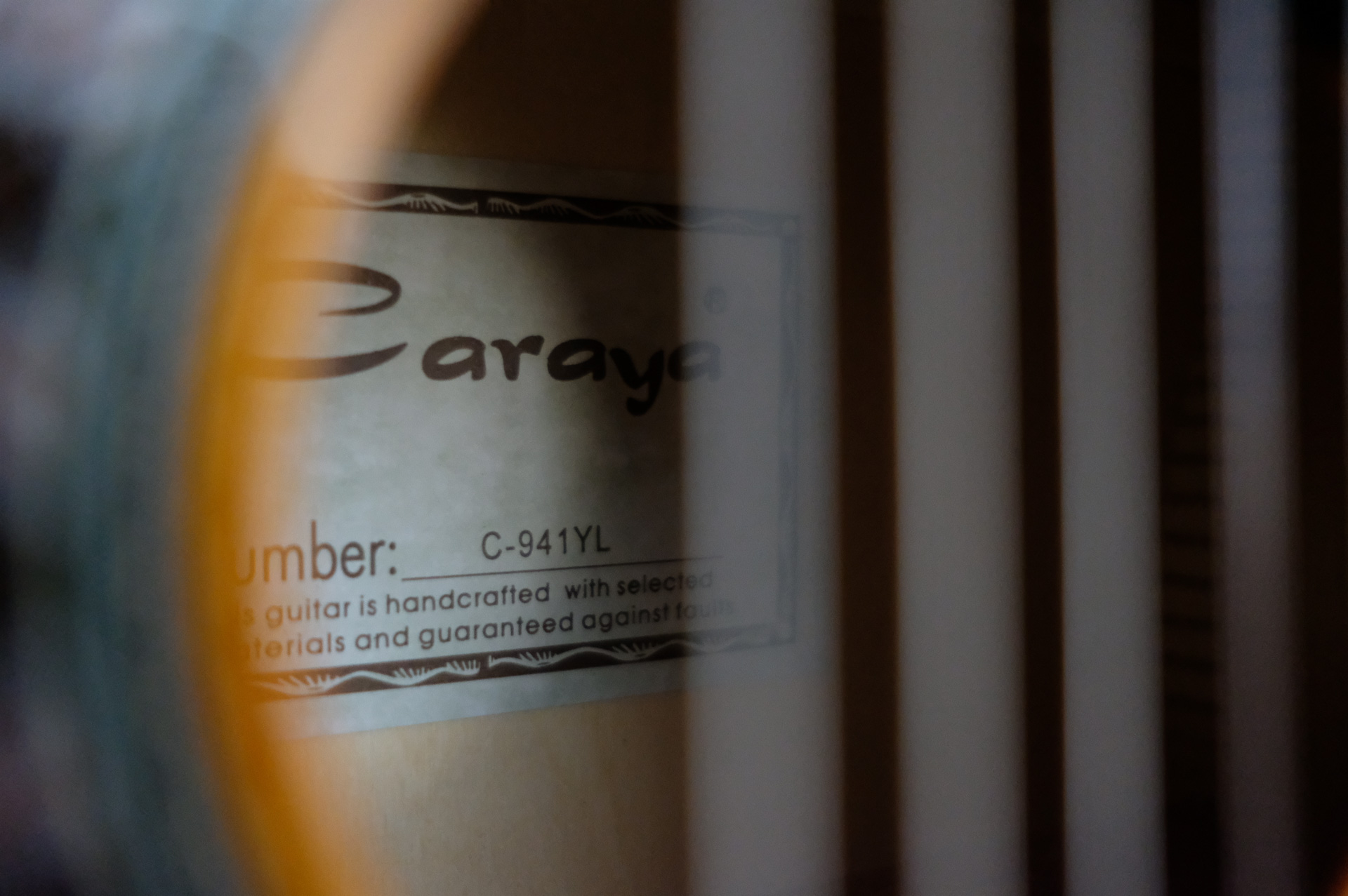 Классическая гитара Caraya C941-YL