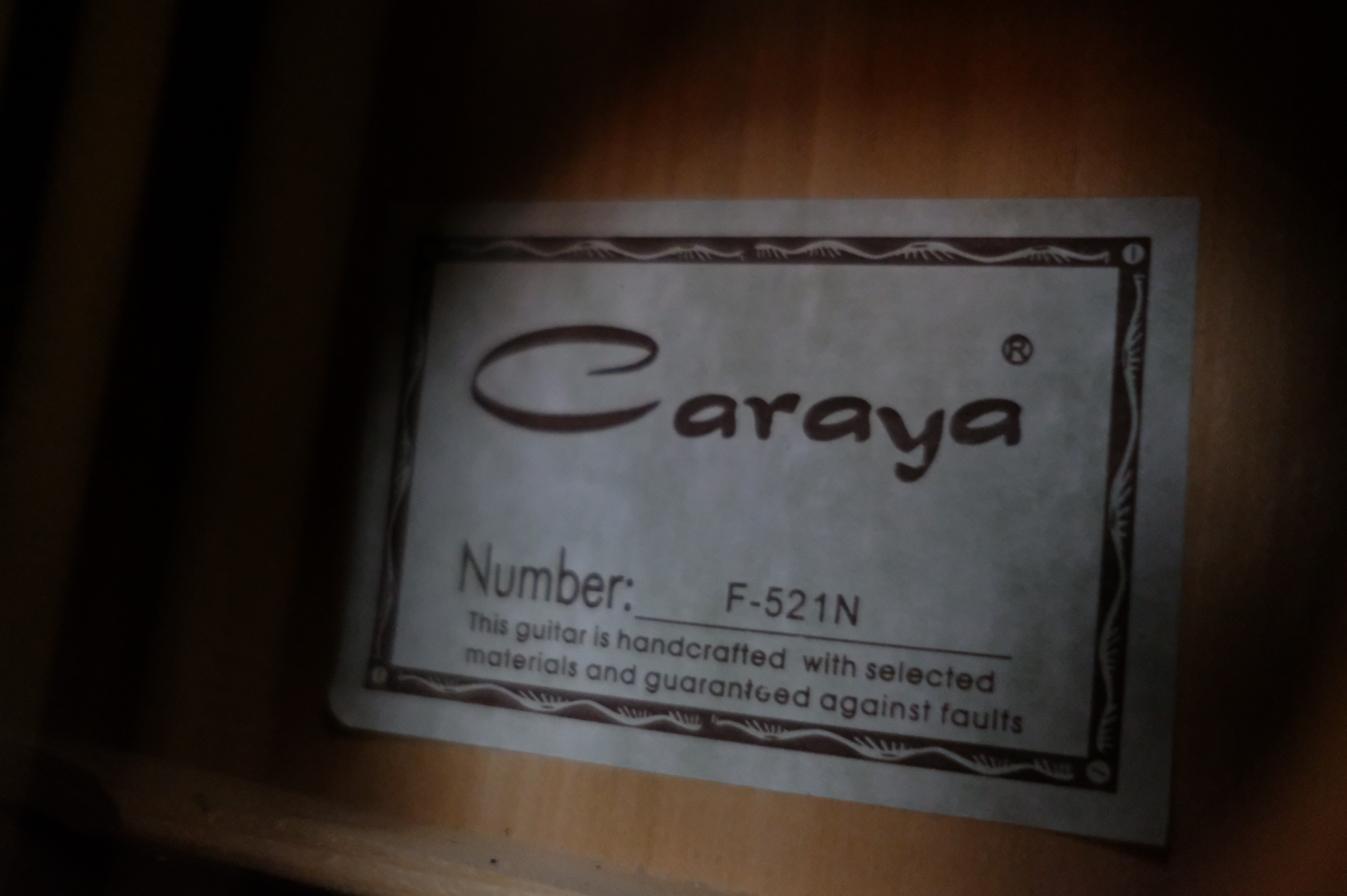 Акустическая гитара Caraya F521-N