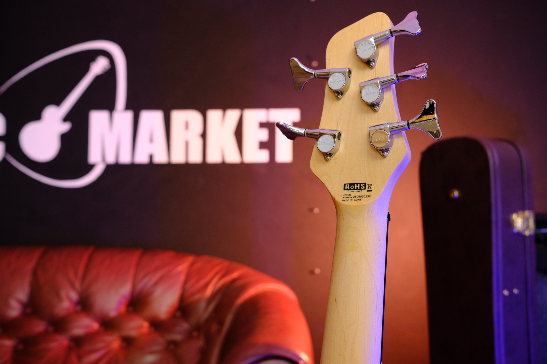 Бас гитара Clevan CBB-10/5-MRD