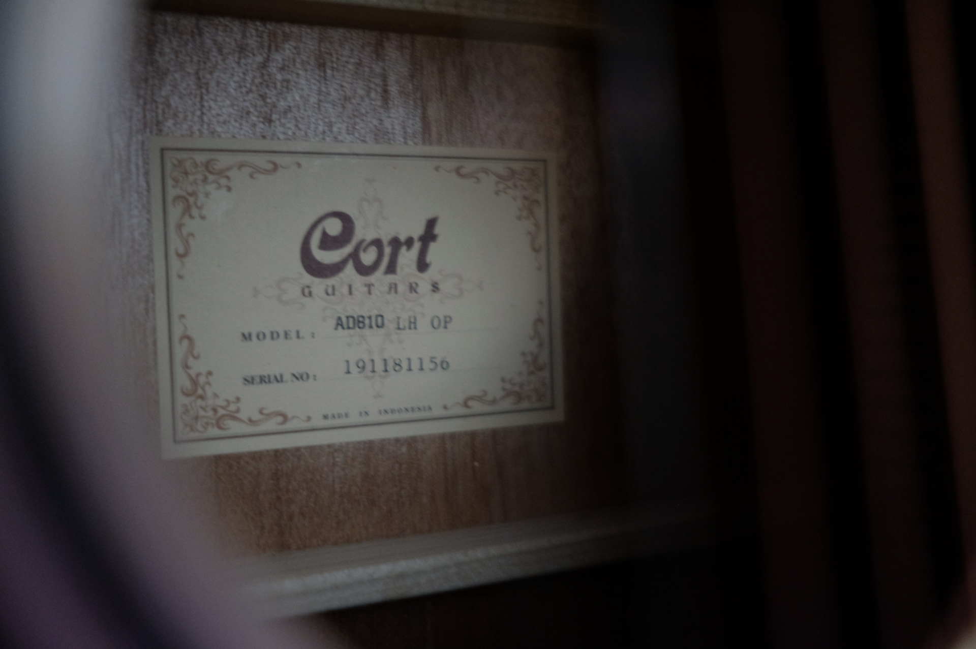 Акустическая гитара Cort AD810-LH-OP