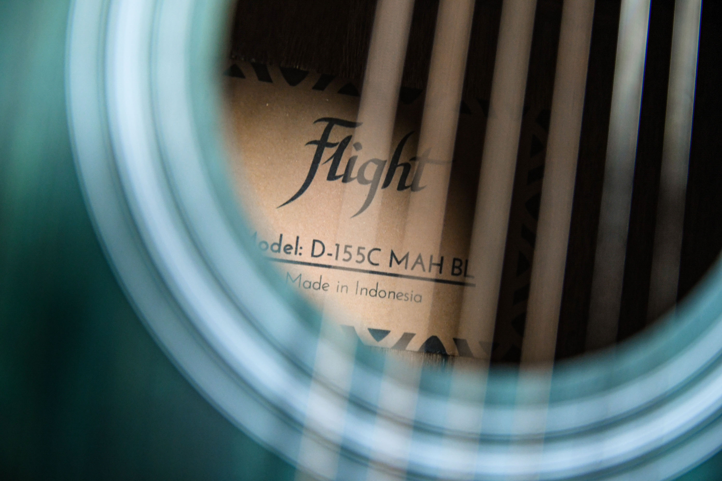 Акустическая гитара FLIGHT D-155C MAH BL