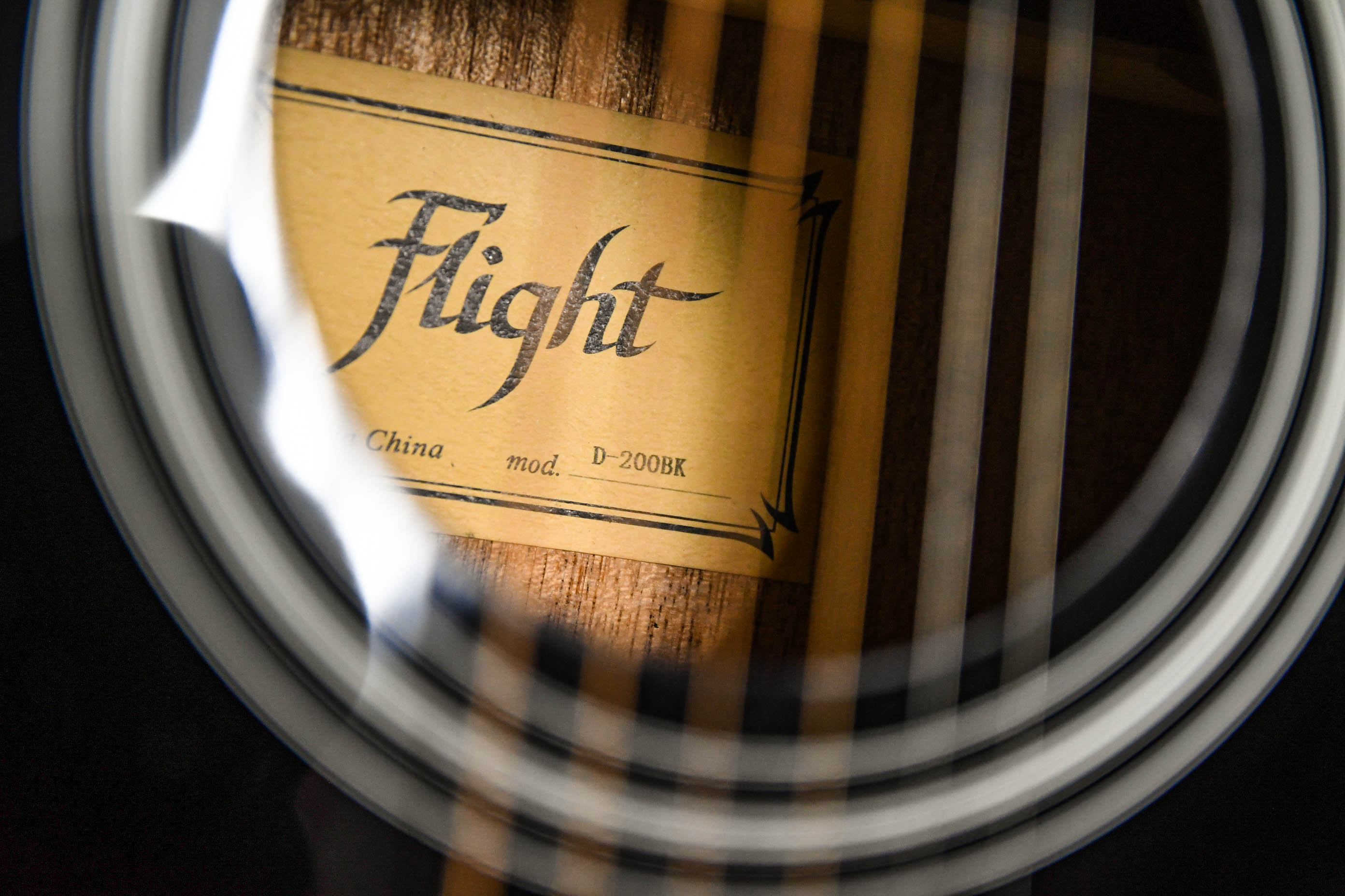 Акустическая гитара FLIGHT D-200 BK