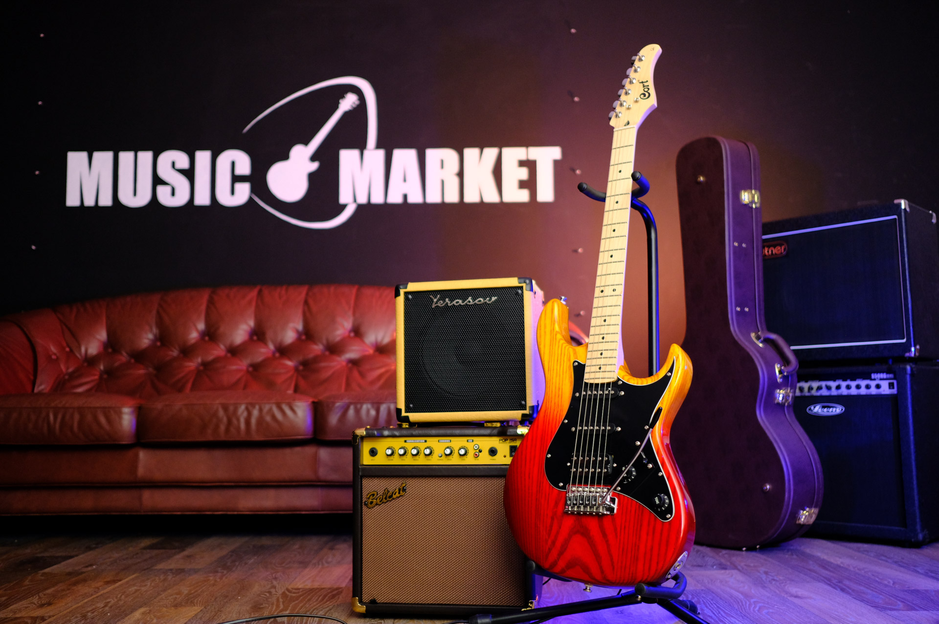 Электрогитара Cort CR200-BK Classic Rock