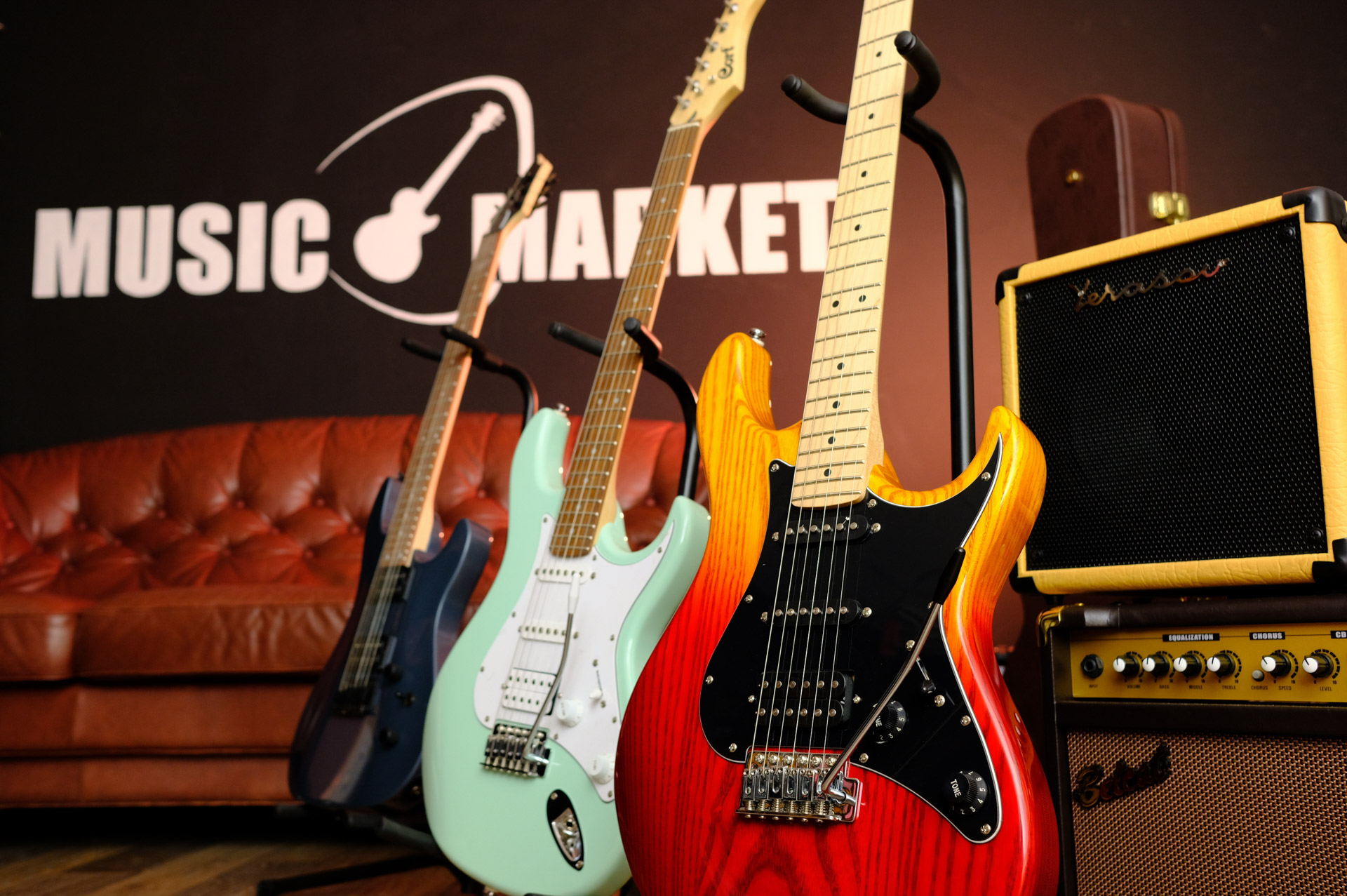 Электрогитара Clevan CSA-22-SBK