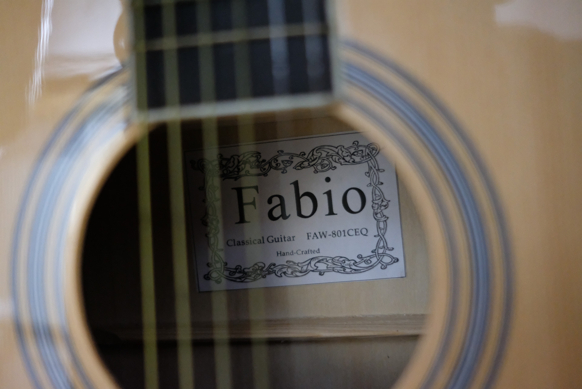 Электроакустическая гитара Fabio FAW-801 CEQ