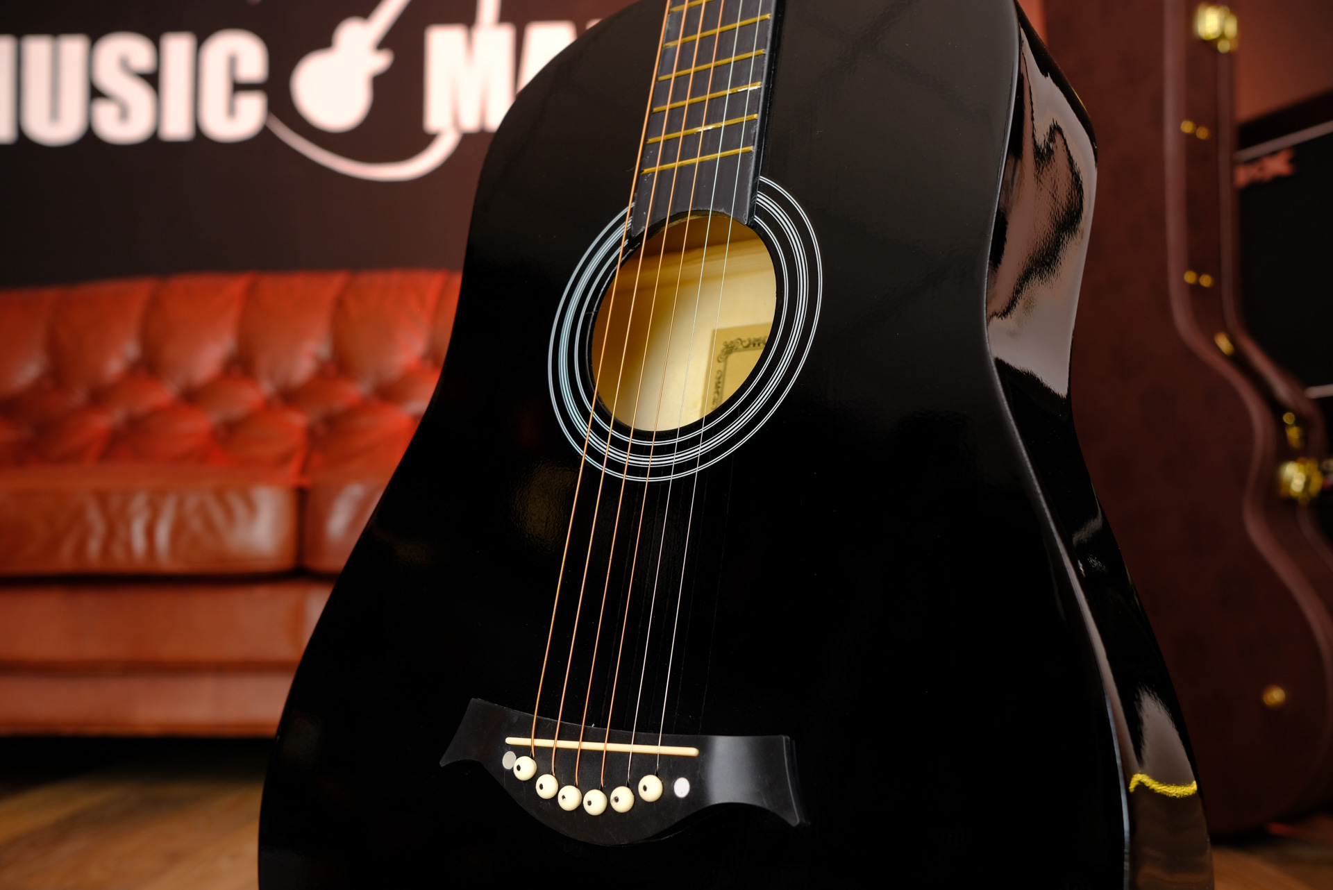 Акустическая гитара Fante FT-R38B-BK