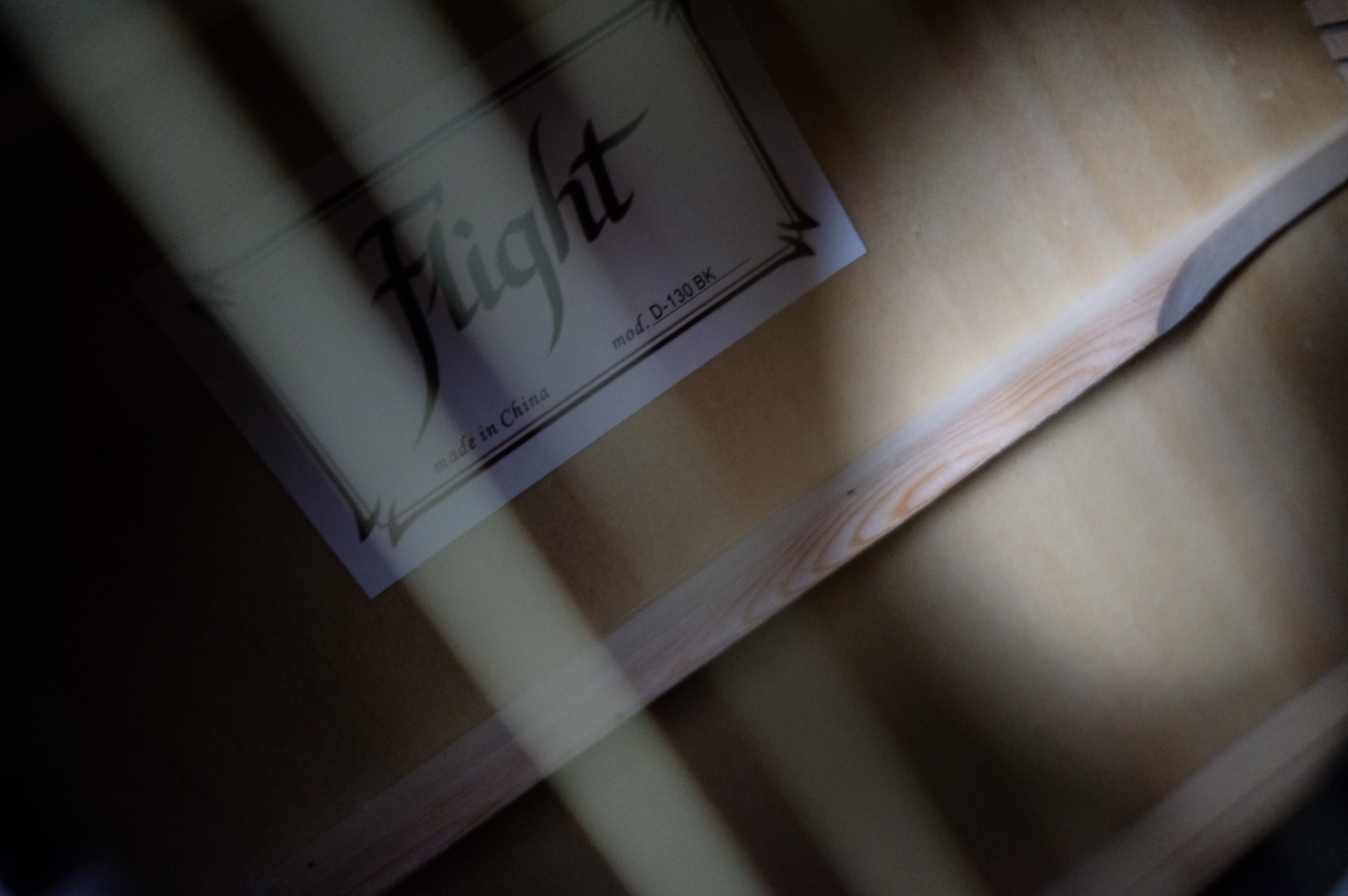 Акустическая гитара FLIGHT D-130 BK