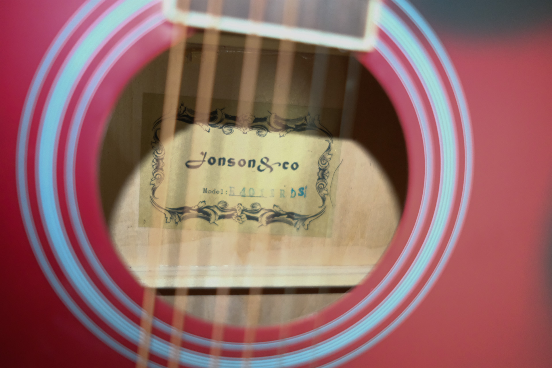 Акустическая гитара Jonson&Co E4011C RDS