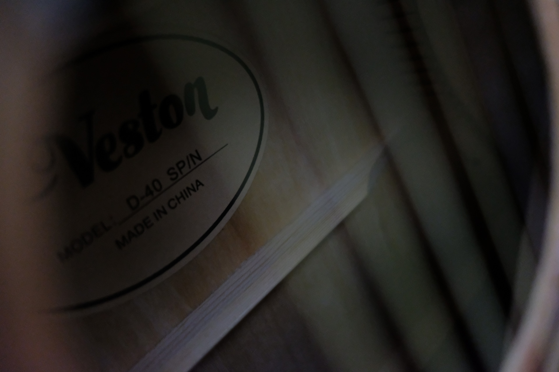 Акустическая гитара VESTON D-40 SP/N