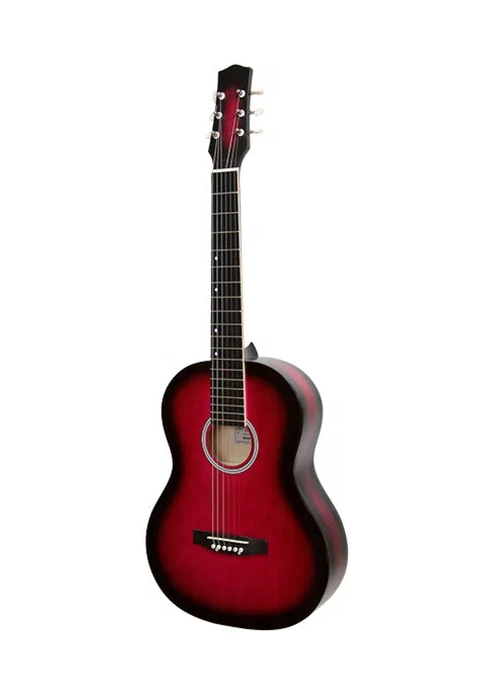Акустическая гитара, красная, Амистар M-313-RD