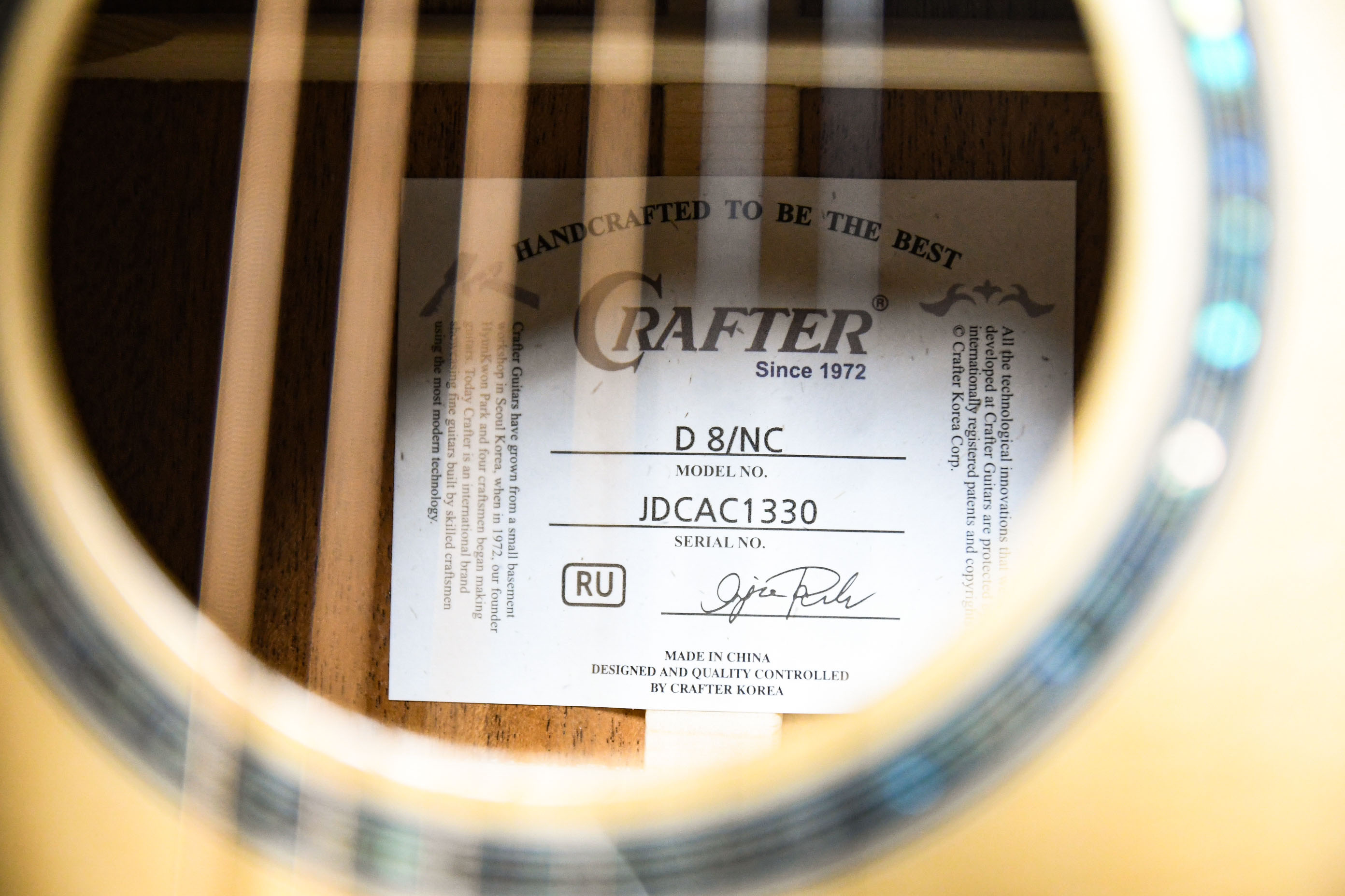 Акустическая гитара Crafter D-8/NС