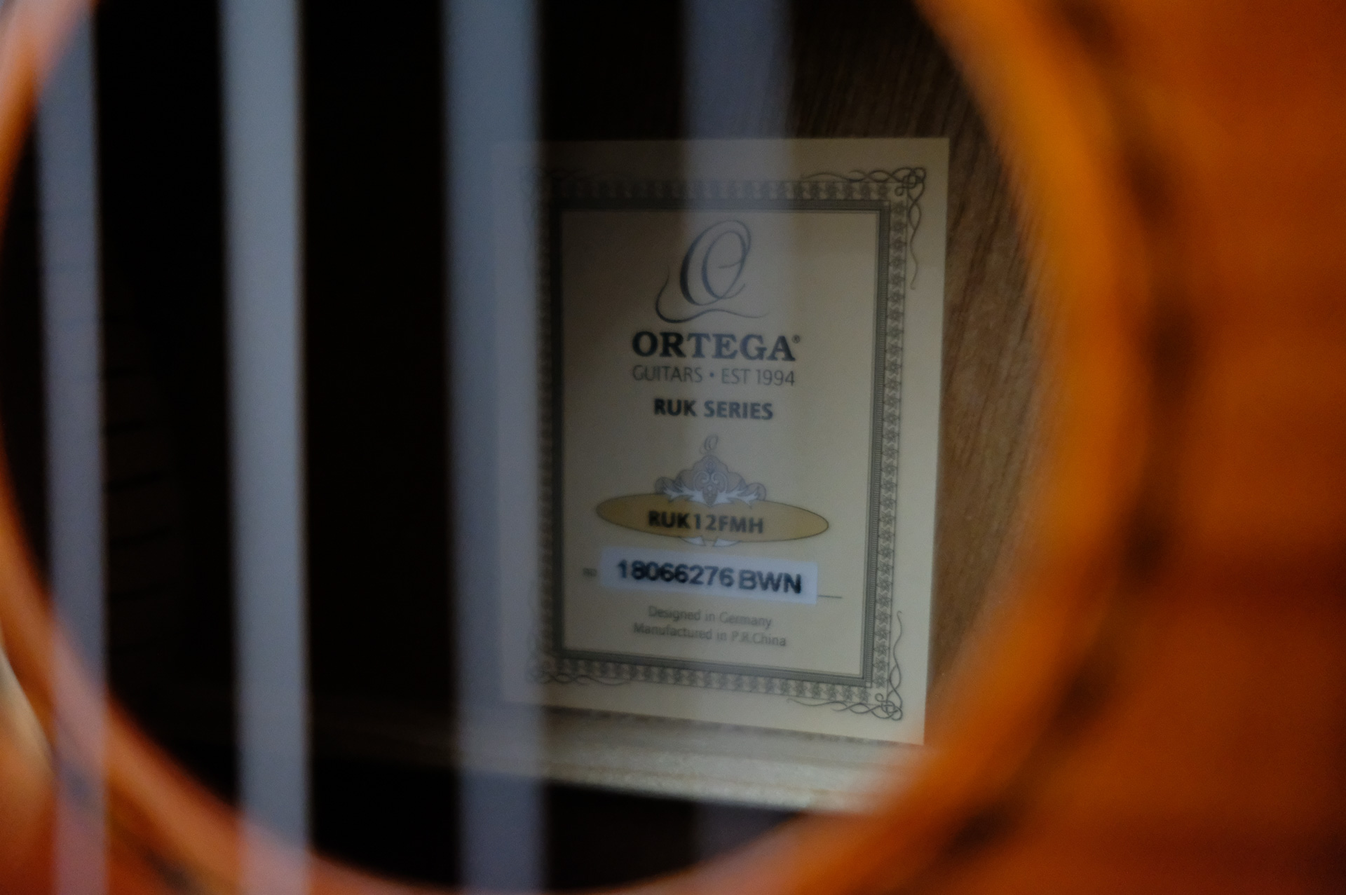 Укулеле тенор Ortega Tiger Series RUK12FMH