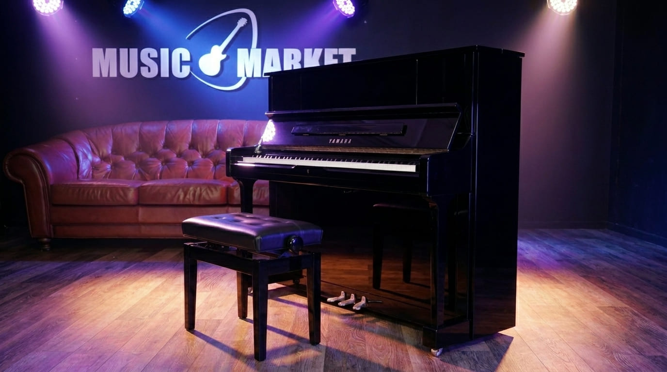 Акустическое пианино Yamaha U1J PEC - чёрный хром полированный