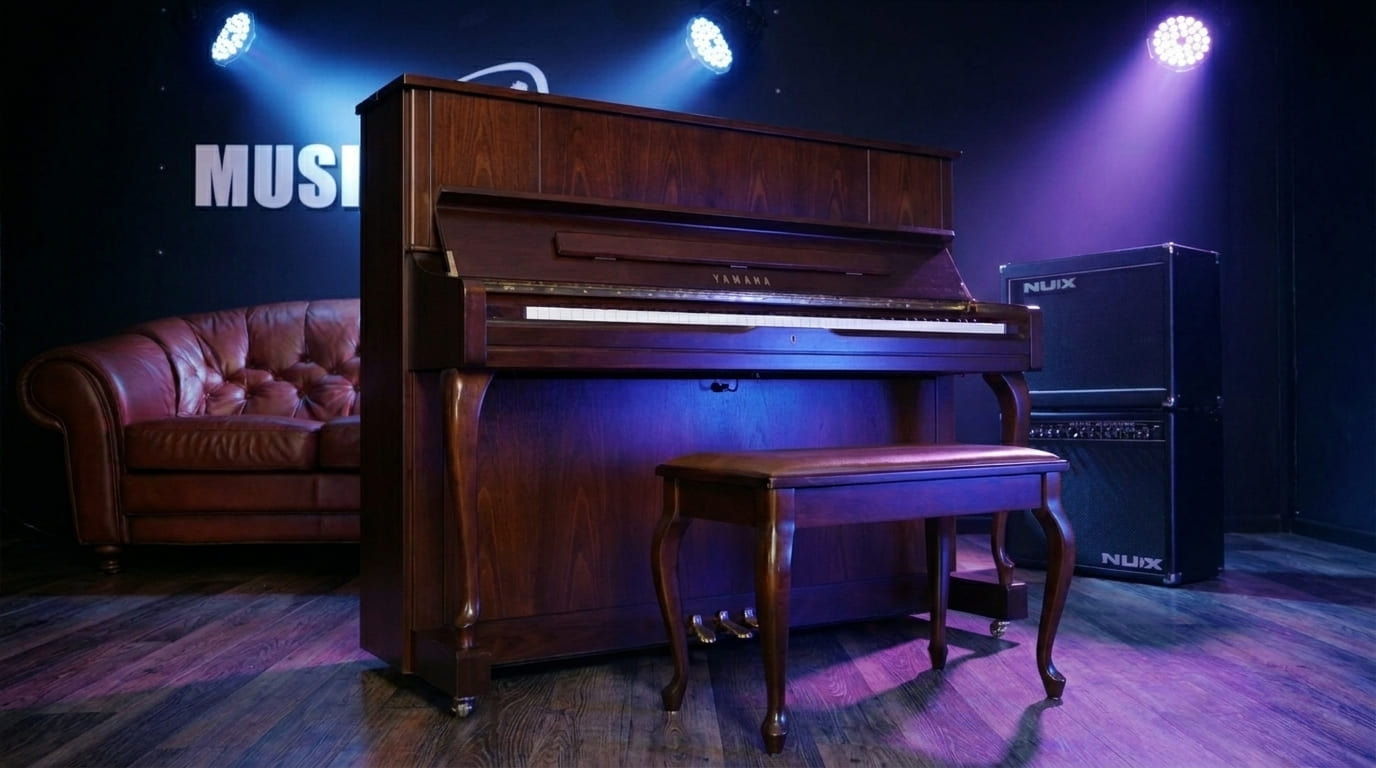 Акустическое пианино Yamaha U1J SDW - тёмный орех сатинированный