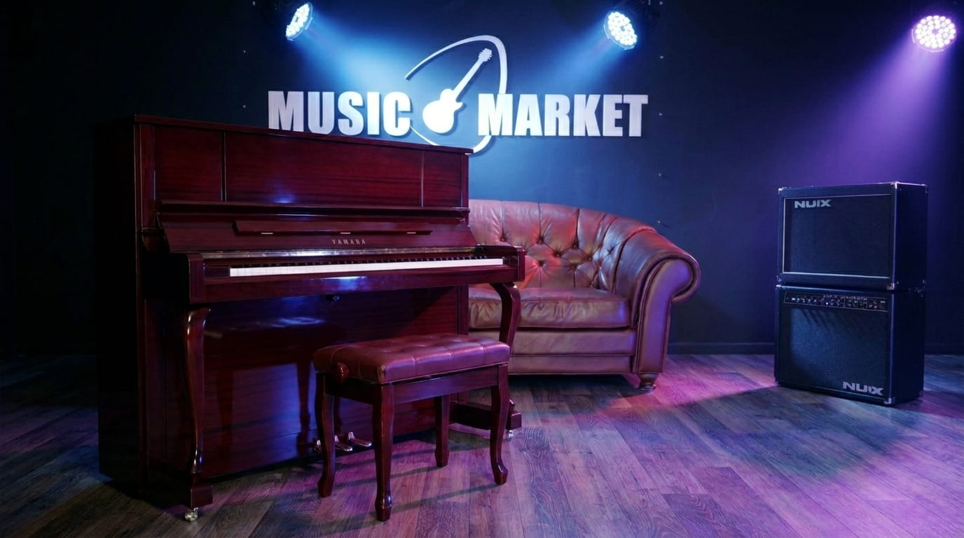 Акустическое пианино Yamaha YU1X PM - красное дерево полированный