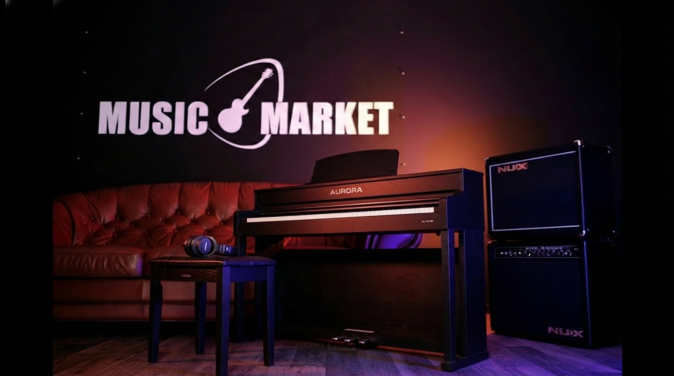 AU120-BK Цифровое пианино со стойкой, черное, Aurora