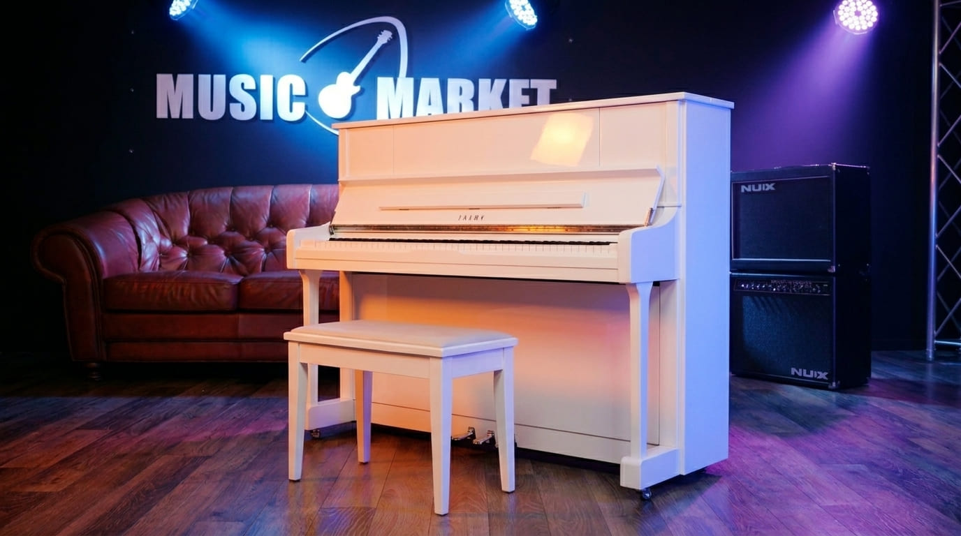 Акустическое пианино Yamaha U1J PWHC - белый хром полированный