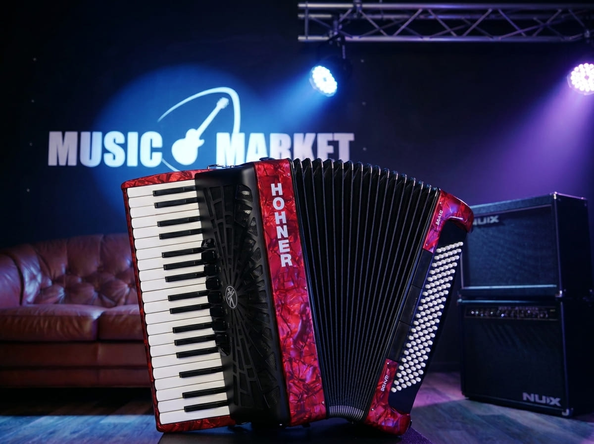 HOHNER Bravo III 120 red - Аккордеон 4/4