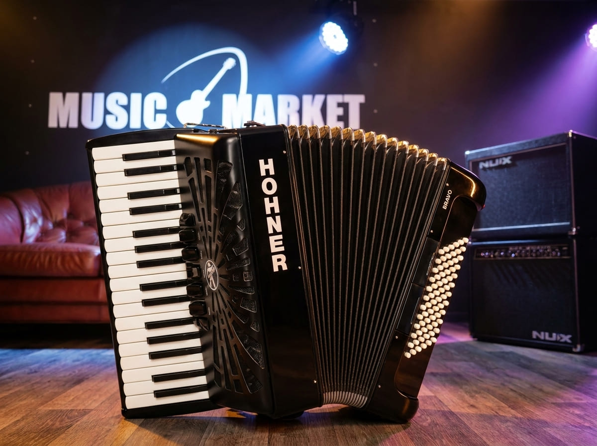 HOHNER Bravo III 72 black - Аккордеон 3/4