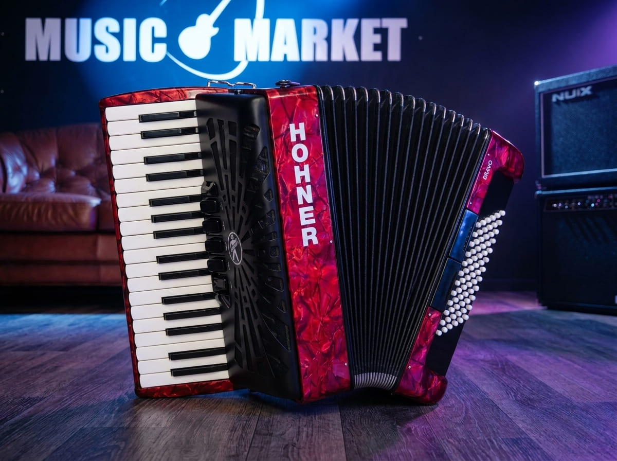 HOHNER Bravo III 72 red - Аккордеон 3/4