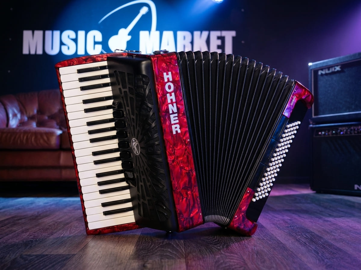 HOHNER Bravo III 80 red - Аккордеон 7/8