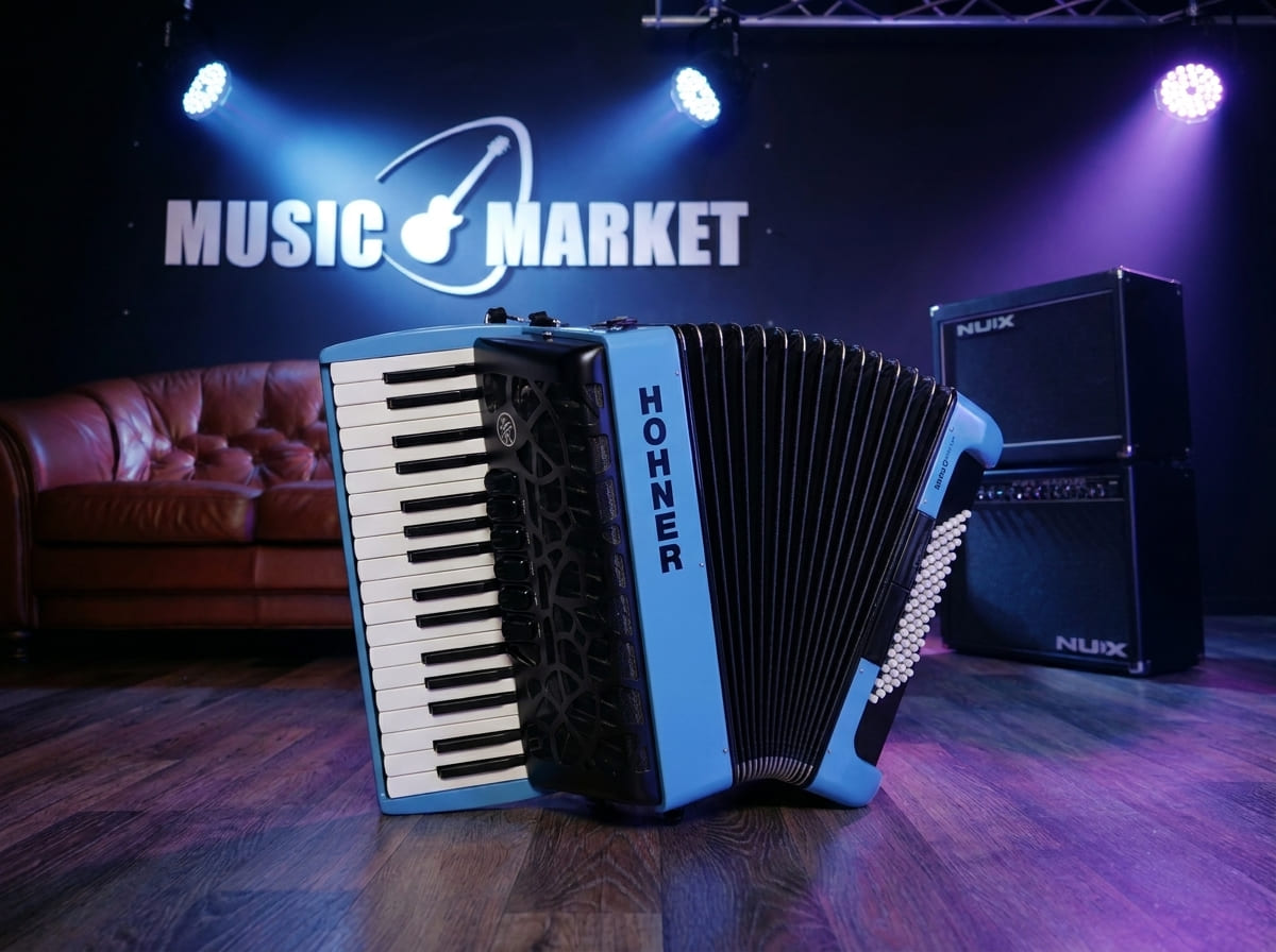 HOHNER Bravo my Color III 72 Sky - Аккордеон 3/4