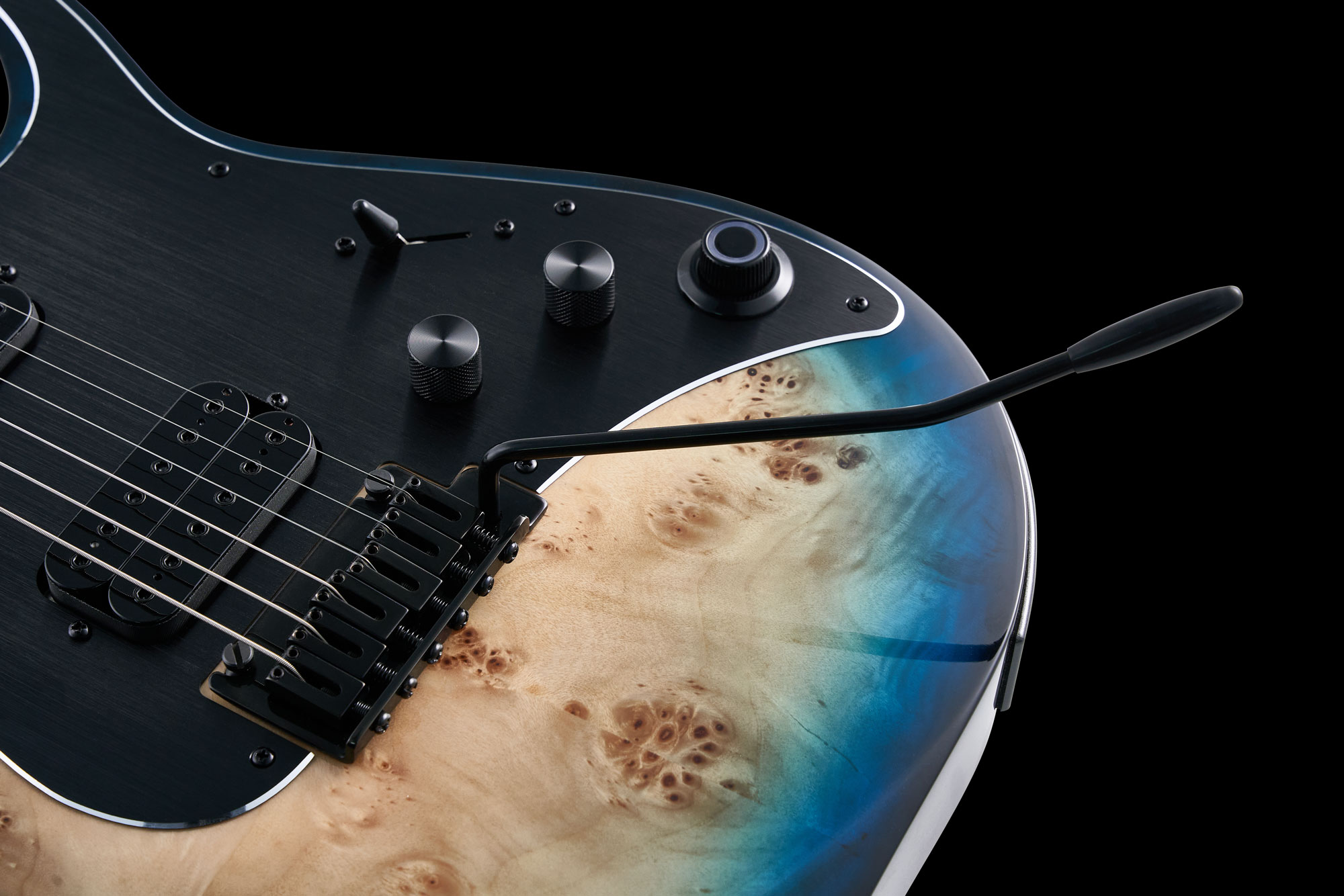 M810-BLBT Modern Электрогитара с встроенным процессором, синяя, GTRS