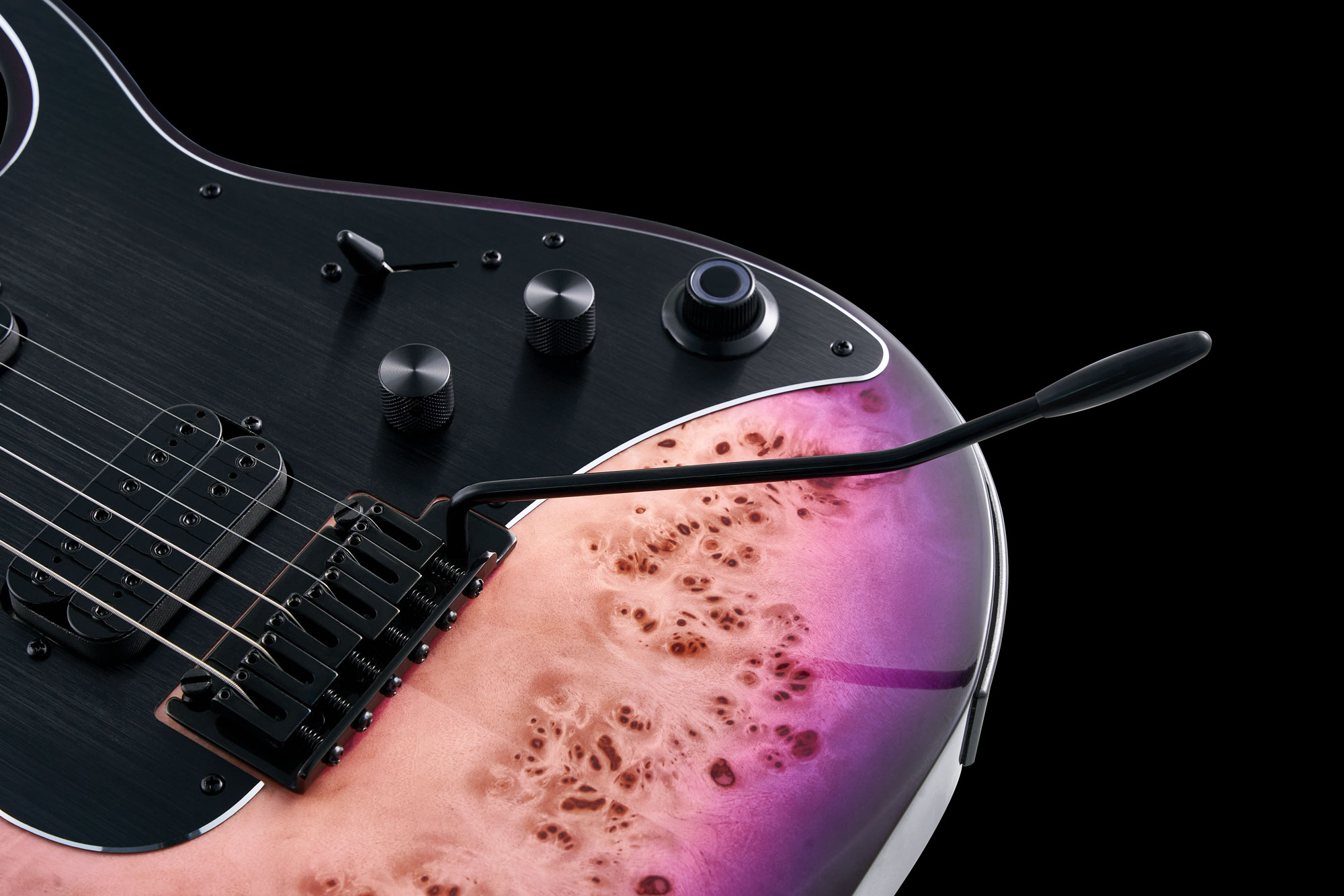 M810-PUBT Modern Электрогитара с встроенным процессором, фиолетовая, GTRS